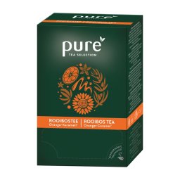 Pure Tea rooibos portocale si caramel ceai 25 plicuri