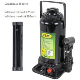 CRIC HIDRAULIC 15T Inaltime minima 225 mm Inaltime maxima 365 mm