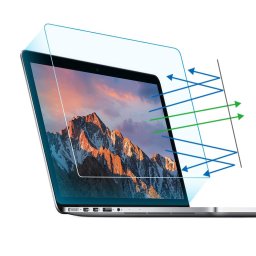 Folie pentru Laptop 14" 16:10 (302 x 189mm) -Techsuit VisionProX Anti-Blue Light - Clear