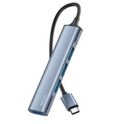 Hub Multiport, USB-C la 4x USB, 5Gbps, Plug&Play - Yesido (HB17) - Gray