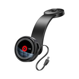 Suport auto telefon Yesido C314, magnetic, prindere bord, cablu USB-C inclus, negru