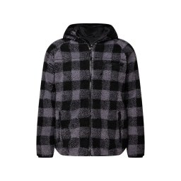 Brandit Jachetă fleece gri / negru