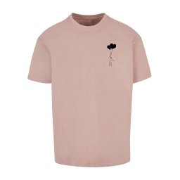 Merchcode Tricou 'Love In The Air' culoarea pielii / negru