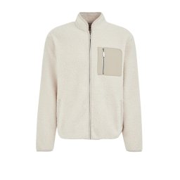 WE Fashion Jachetă fleece fildeş