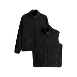 The Set Jachetă fleece negru