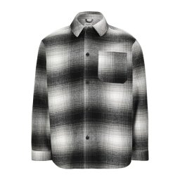 Jack & Jones Plus Cămașă 'JJZAC' gri / negru / alb