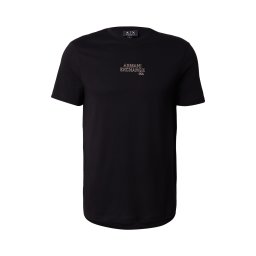 ARMANI EXCHANGE Tricou bej / negru