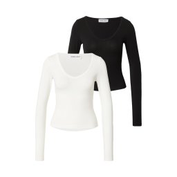 studioselect Tricou 'Bianca' negru / alb