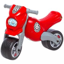 Cross 8 motocicletă fără pedale - roşu, uriaş