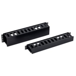 19' cable management panel 1U plastic, R