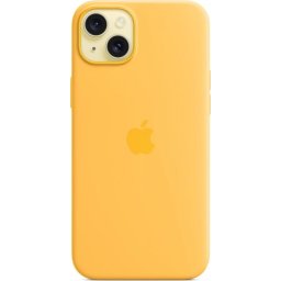 Husa Silicone Case with MagSafe pentru iPhone 15 Plus, Sunshine