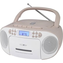 RCR2260W/PK, FM, AUX, Alb/Roz
