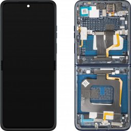 Piese si componente Display cu Touchscreen Motorola Razr+ 2025 / Razr+ 2024 / Razr 50 Ultra, cu Rama, Sub Inner, Bleumarin (Navy Blazer), Service Pack 5D68C24698