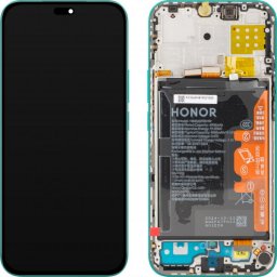 Piese si componente Display cu Touchscreen Honor X8c, cu Rama si Acumulator, Verde (Marrs Green), Service Pack 0235AMXQ