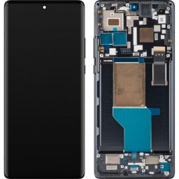 Piese si componente Display cu Touchscreen Motorola Edge 30 Ultra, cu Rama, Negru (Interstellar Black), Service Pack 5D68C21452