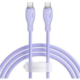 Pudding, Fast Charging Data Cable pt. smartphone, USB Type-C la USB Type-C 100W, 1.5m, violet