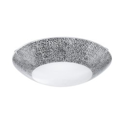 Eglo 95289 - Plafonieră MAGITTA LED/16W/230V, Ø 31,5 cm, negru/alb