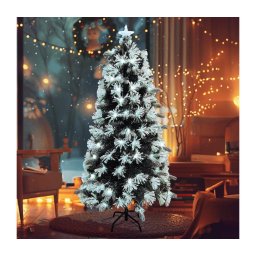 Aigostar - Brad de Crăciun LED exterior, 125 LED, 6 W, 230 V, 8 funcții, 120 cm, IP44, alb rece
