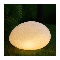 Lampă decorativă de exterior LUMISTONE, 1xE27/15W/230V, IP65, Ø 38 cm