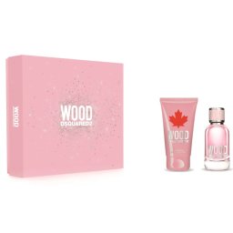 Set cadou Dsquared Wood For Her pentru femei 30 ml EDT + 50 ml loțiune de corp