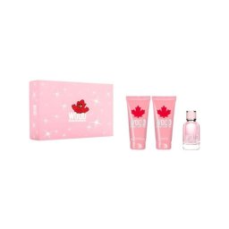 Set cadou Dsquared Wood For Her pentru femei EDT 50 ml + 100 ml gel de duș + 100 ml loțiune de corp