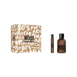 Dsquared Original Wood Set cadou pentru bărbați 100 ml EDP + EDP 10 ml