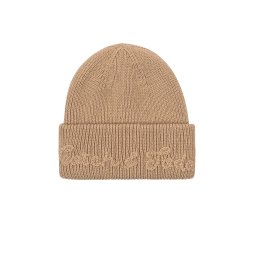SCOTCH & SODA Fes S&S Chain Stitch Cuff Beanie SSM53005 272 sc272-taupe