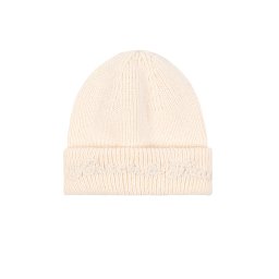 SCOTCH & SODA Fes S&S Chain Stitch Cuff Beanie SSM53005 280 ivory