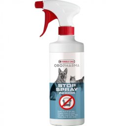 Spray repelent interior caini si pisici Oropharma Spray Stop Indoor, Versele Laga, 500 ml