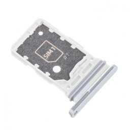 Piese si componente Suport SIM Samsung Galaxy S21 Ultra 5G G998, Argintiu (Phantom Silver)