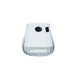 LIMOSA OPTIC Set 6 pahare sticla cristalina Bohemia whisky 340 ml