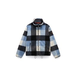 NAPAPIJRI Jachetă fleece 'Montepiana' albastru / negru / alb