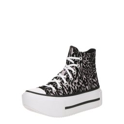 CONVERSE Sneaker înalt 'CTAS LIFT DOUBLE STACK' negru / alb murdar