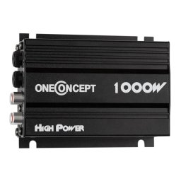 OneConcept Amplificator de mașină 4 Canale, 1000W, negru (X4-A4-Black)
