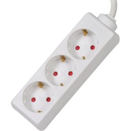Prelungitor PRELUNGITOR SPACER, Schuko x 3, conectare prin Schuko (T), cablu 1.5 m, 16 A, protectie supratensiune, alb, "PP-3-15" (include TV 0.8lei)