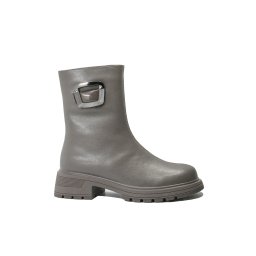 Ghete damă Anna Viotti smart casual gri din piele naturală GOR11355-38 EU