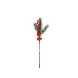 Crenguta brad artificial+bobite rosii pentru aranjamente florale