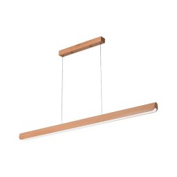 Lustră LED pe cablu LED/26W/230V 4000K 150 cm fag/lemn masiv