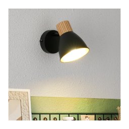 BRILAGI - Aplica de perete tip spot ODENSE 1xE14/10W/230V, lemn/negru