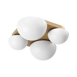Redo 01-4332 - Plafonieră LED LUMIEN, 4 x LED, 26 W, 230 V, 2700/3000 K, CRI 90, auriu