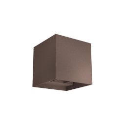Redo 90298 - Aplică LED de exterior VARY, 2x LED de 10 W, 230 V, 3000 K, IP54, maro