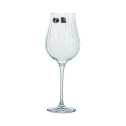 LIMOSA OPTIC - Pahare vin sticla cristalina Bohemia 400 ml (set 6 bucati)