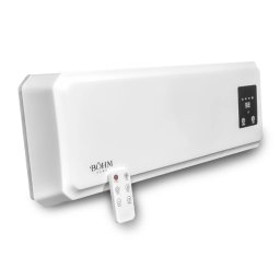 Aeroterma electrica de perete 1000/2000W, timmer, telecomanda 25m², 3 ani Garantie BH2000 BÖHM