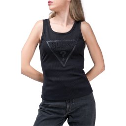 GUESS Top Viviana Logo Tank W5BP10KCXJ2 jblk jet black a996