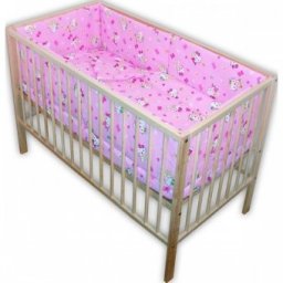 Lenjerie Patut Pentru Copii Happy Kid 5 piese Kitty - Roz