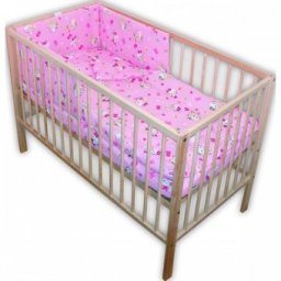 Lenjerie Patut Pentru Copii Happy Kid 4 piese Kitty - Roz
