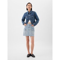 GAP Denim Cargo Mini Skirt - Ladies