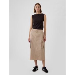 GAP Midi Skirt with Pockets Utility Cargo - Ladies