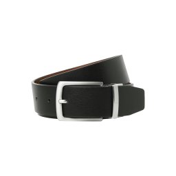 JACK & JONES Curea 'JACRIO' maro coniac / negru