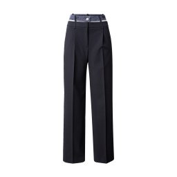 KARL LAGERFELD JEANS Pantaloni cu dungă negru